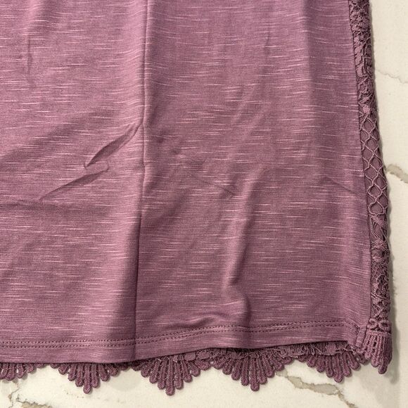 Maurice’s | Purple Pink Lace Women’s Tank Top Sleeveless Blouse Size S - Picture 11 of 15